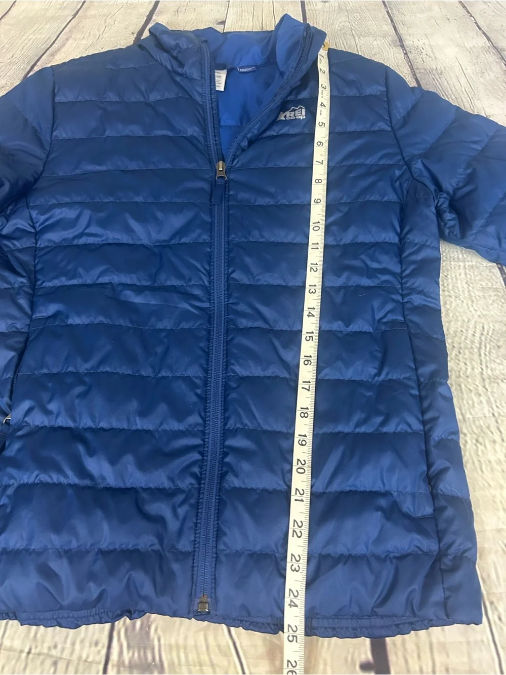 REI Kids Royal Blue Lightweight Packable Puffer Jacket
